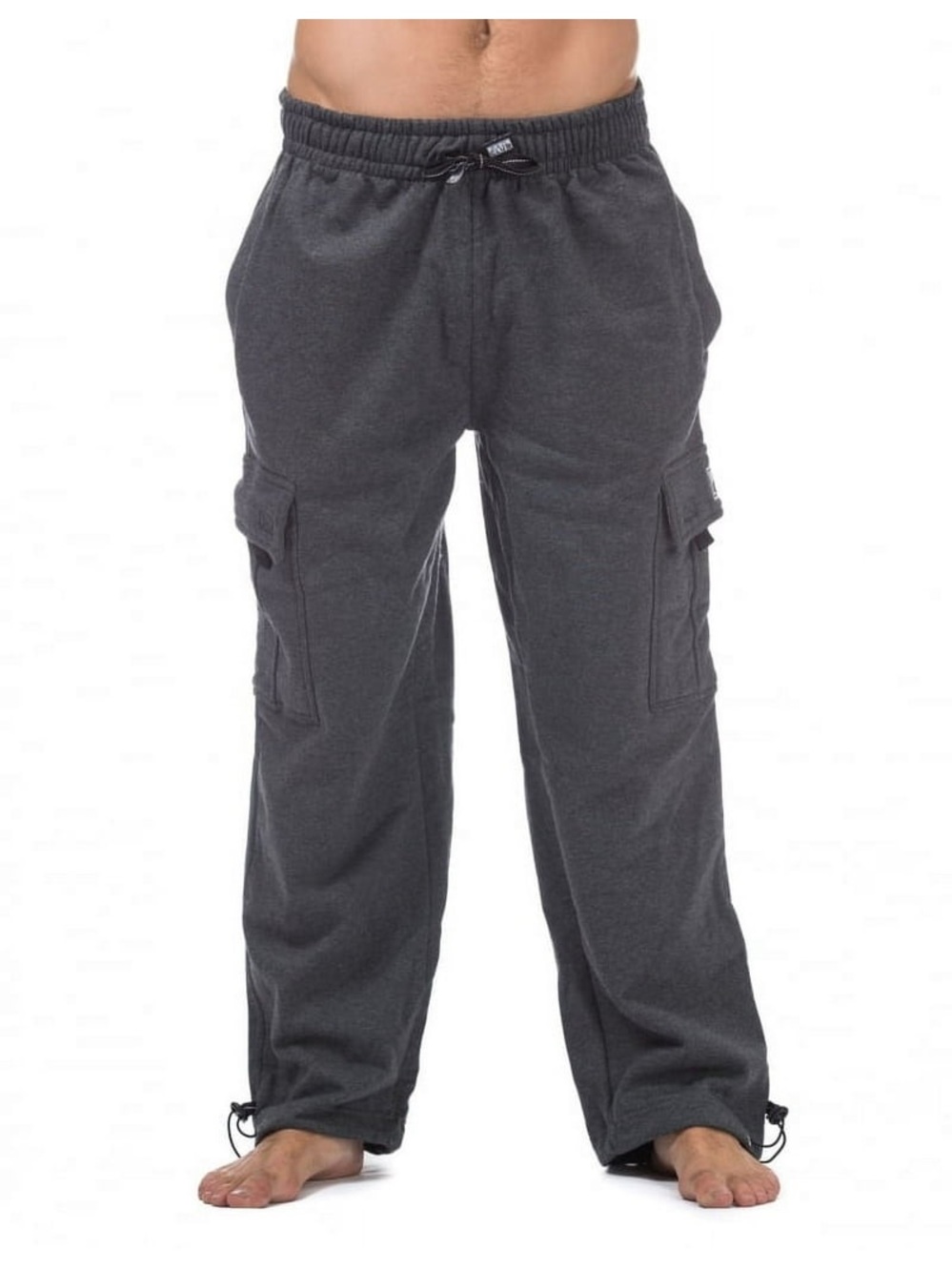 Pro Club Mens Heavyweight Cargo Sweatpants Large